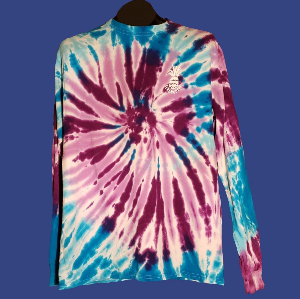 Serengetee Travel More Pastel Tie Dye Tee